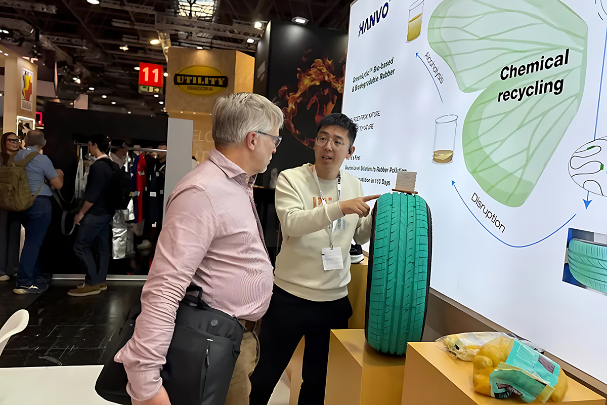 Прототип биоразлагаемой шины LingLong